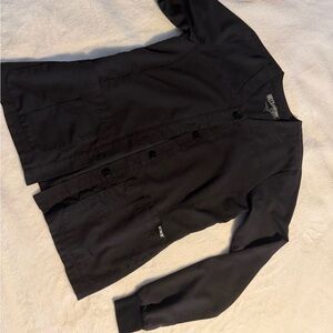 Grey's Anatomy Black Scrub Jacket
